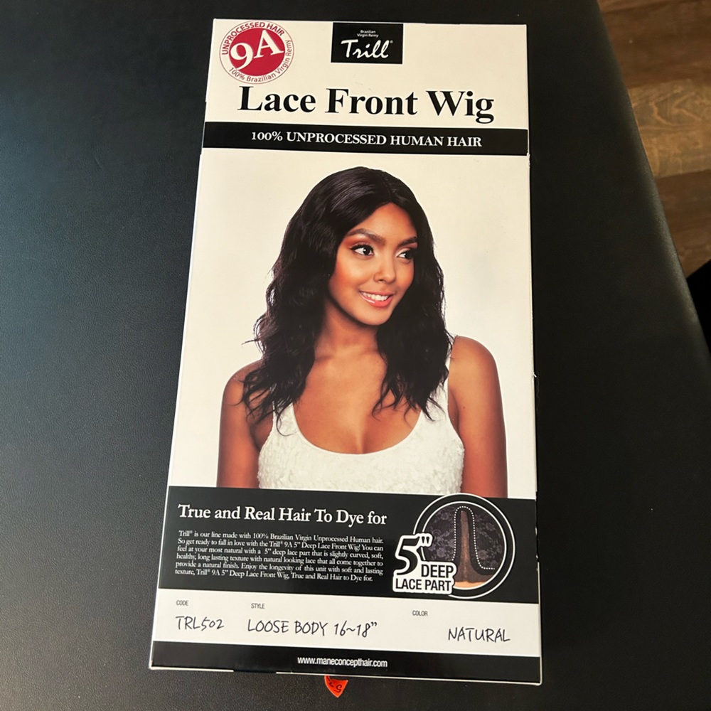 Lace Front Wig. New in box. Still in netting